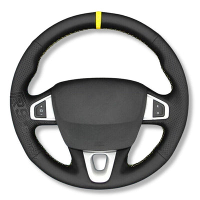 Couvre Volant Megane 3 RS Cuir Alcantara 38cm - packshot studio - Becquet Voiture