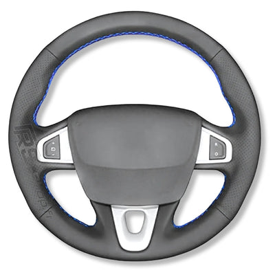 Couvre Volant Megane 3 RS Cuir Alcantara 38cm - vue arrière 2 - Becquet Voiture