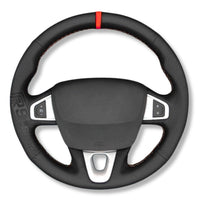 Couvre Volant Megane 3 RS Cuir Alcantara 38cm - vue de face - Becquet Voiture