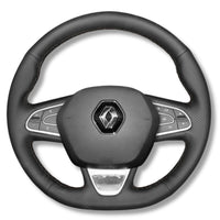 Couvre Volant Megane 4 Cuir Alcantara 38cm - détail du montage - Becquet Voiture