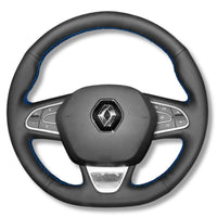 Couvre Volant Megane 4 Cuir Alcantara 38cm - en situation - Becquet Voiture