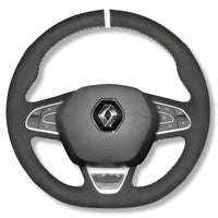 Couvre Volant Megane 4 Cuir Alcantara 38cm - vue arrière - Becquet Voiture