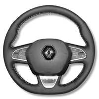 Couvre Volant Megane 4 Cuir Alcantara 38cm - vue rapprochée - Becquet Voiture