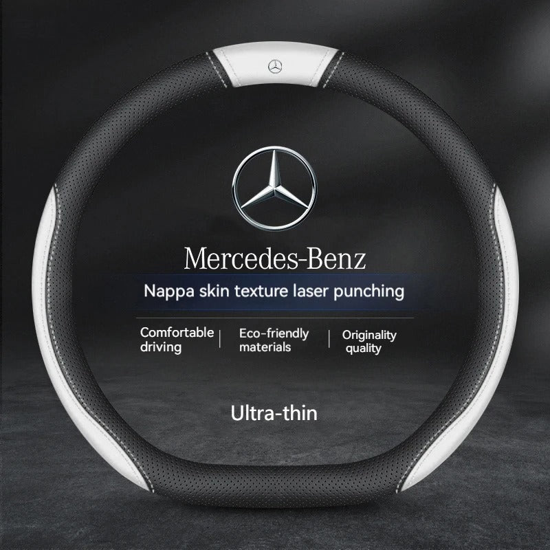 Couvre Volant Mercedes en Cuir - packshot studio - Becquet Voiture