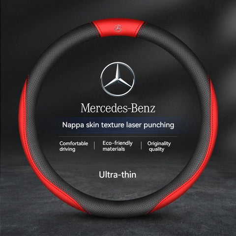 Couvre Volant Mercedes en Cuir - vue de face - Becquet Voiture