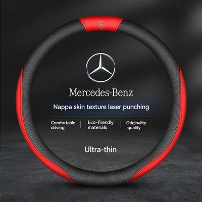 Couvre Volant Mercedes en Cuir - vue de face - Becquet Voiture
