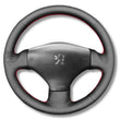 Couvre Volant Peugeot 206 Cuir Surpiqué