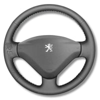 Couvre Volant Peugeot 307 Cuir Alcantara - packshot studio - Becquet Voiture