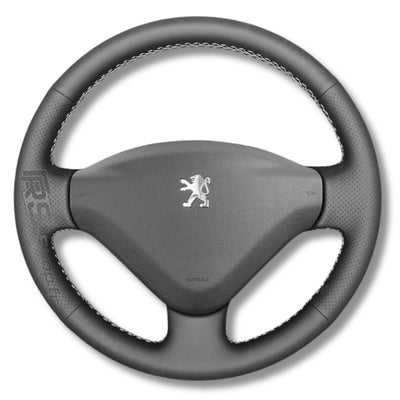 Couvre Volant Peugeot 307 Cuir Alcantara - packshot studio - Becquet Voiture