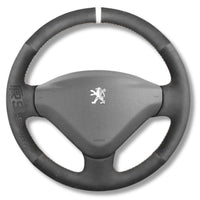 Couvre Volant Peugeot 307 Cuir Alcantara - vue arrière - Becquet Voiture