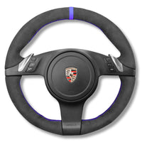 Couvre Volant Porsche 911 991.1 Alcantara - packshot studio - Becquet Voiture