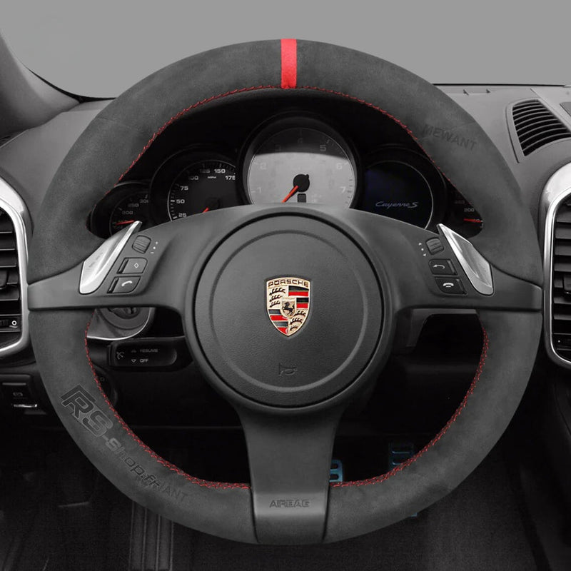 Couvre Volant Porsche 911 991.1 Alcantara - vue arrière - Becquet Voiture