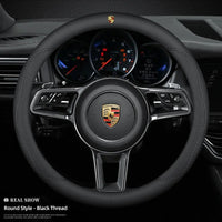 Couvre volant Porsche - vue arrière - Becquet Voiture