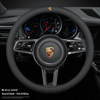 Couvre volant Porsche - vue de profil - Becquet Voiture