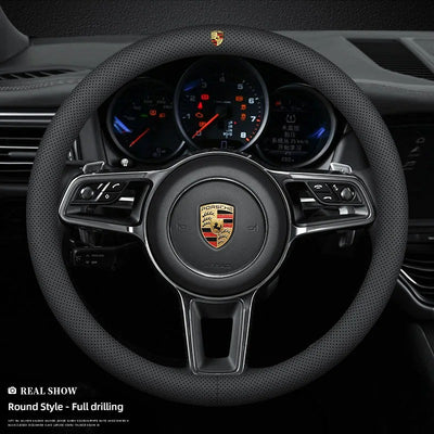 Couvre volant Porsche - vue de profil - Becquet Voiture