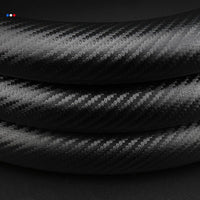 Couvre volant Tesla Cuir et Fibre de Carbone - installé sur véhicule - Becquet Voiture