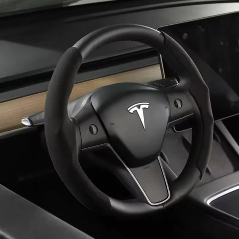 Couvre volant Tesla - vue de face - Becquet Voiture