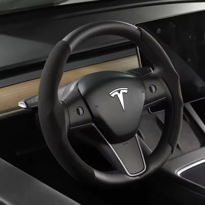 Couvre volant Tesla - vue de face - Becquet Voiture