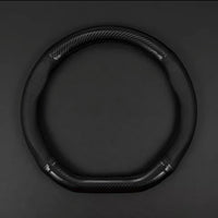 Couvre volant universel cuir - vue de profil - Becquet Voiture