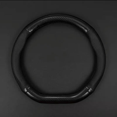 Couvre volant universel cuir - vue de profil - Becquet Voiture