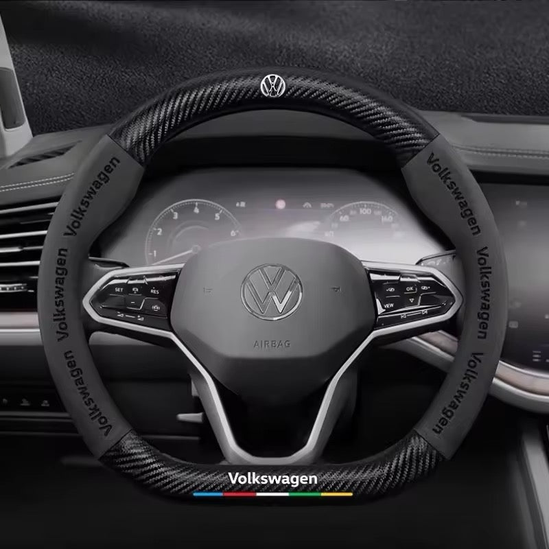 Couvre volant Volkswagen en cuir - vue de face - Becquet Voiture
