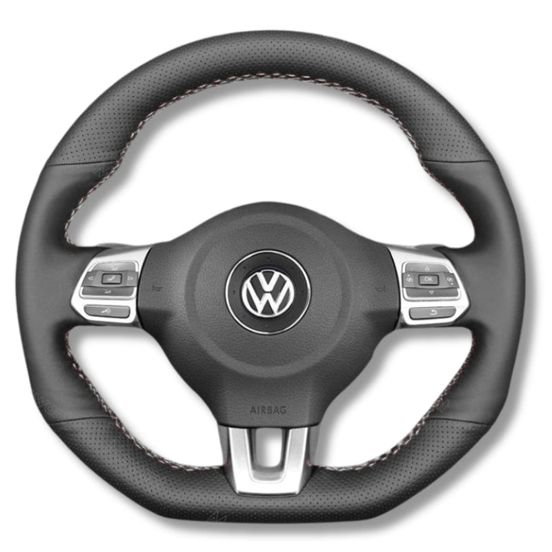 Couvre Volant VW Golf 6 GTI R Cuir Alcantara - packshot studio - Becquet Voiture