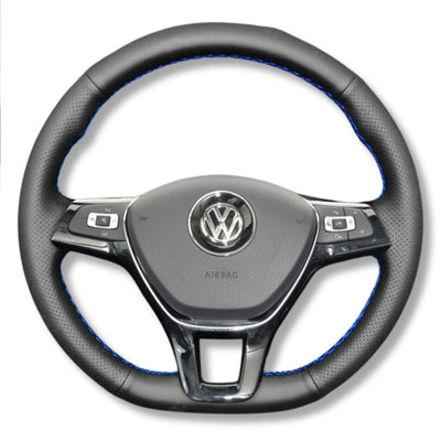 Couvre Volant VW Golf 7 Polo Tiguan Cuir - packshot studio - Becquet Voiture