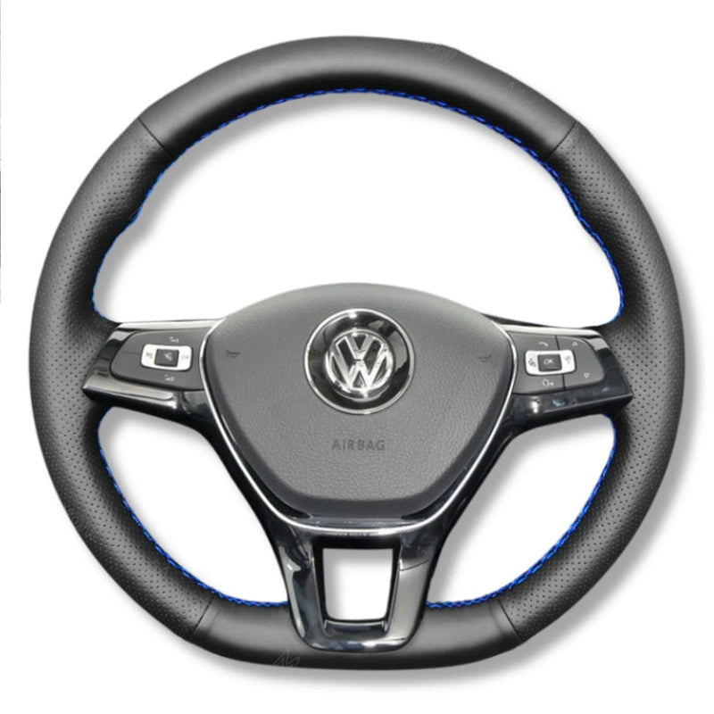 Couvre Volant VW Golf 7 Polo Tiguan Cuir - packshot studio - Becquet Voiture