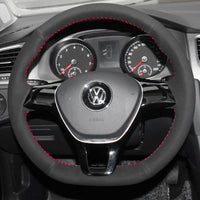 Couvre Volant VW Golf 7 Polo Tiguan Cuir - vue de profil - Becquet Voiture