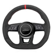 Couvre Volant Audi B9 Méplat Alcantara Surpiqures