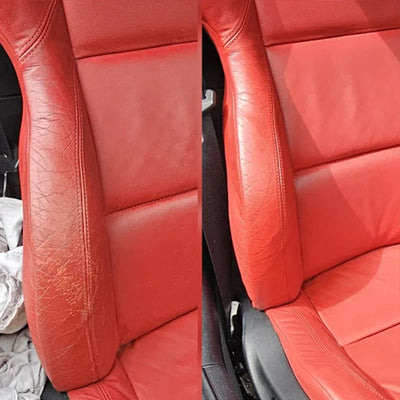 Crème Entretien Cuir Multifonction Voiture Intérieur - détail du montage - Becquet Voiture