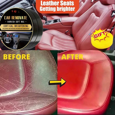 Crème Entretien Cuir Multifonction Voiture Intérieur - vue de face - Becquet Voiture