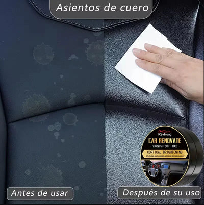 Crème Entretien Cuir Multifonction Voiture Intérieur - vue de profil - Becquet Voiture