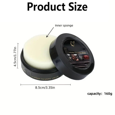 Crème Entretien Cuir Voiture 160g Multifonction - packshot studio - Becquet Voiture