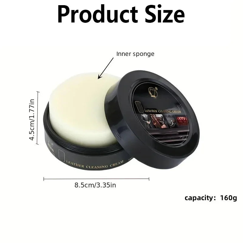 Multifunctional Car Leather Care Cream 160g - studio packshot - Becquet Voiture