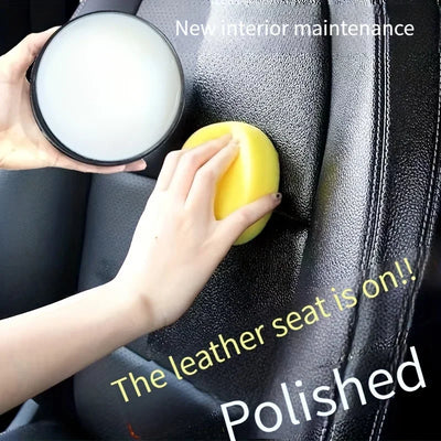 Crème Entretien Cuir Voiture 160g Multifonction - vue de profil - Becquet Voiture