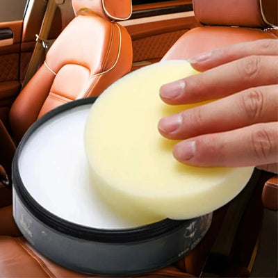 Crème Entretien Cuir Voiture 160g Multifonction - vue rapprochée - Becquet Voiture