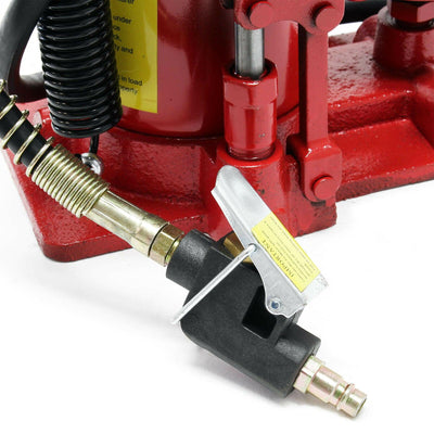 Cric Hydraulique Bouteille Pneumatique 12 Tonnes - vue arrière - Becquet Voiture