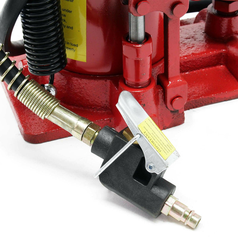 Cric Hydraulique Bouteille Pneumatique 12 Tonnes - vue arrière - Becquet Voiture