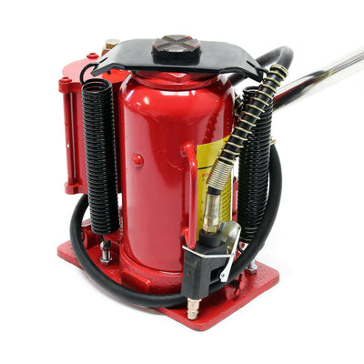 Cric Hydraulique Bouteille Pneumatique 12 Tonnes - vue de face - Becquet Voiture