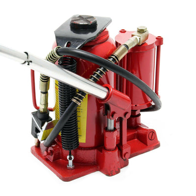 Cric Hydraulique Bouteille Pneumatique 12 Tonnes - vue de profil - Becquet Voiture