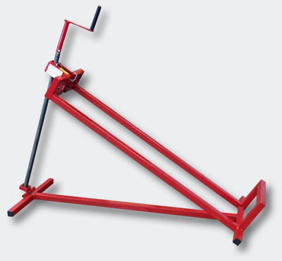 Cric Leve Tondeuse 400kg Rouge - vue de face - Becquet Voiture