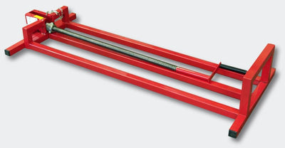Cric Leve Tondeuse 400kg Rouge - vue de profil - Becquet Voiture