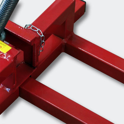 Cric Leve Tondeuse 400kg Rouge - vue de trois-quarts - Becquet Voiture