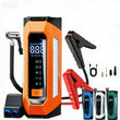 Démarreur Batterie Portable Voiture 6000A avec Compresseur d'Air