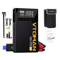 Démarreur de Batterie Voiture 4 en 1 4250A - détail du montage - Becquet Voiture
