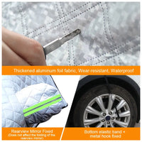 Demi-Bâche Pare-brise Voiture Imperméable Anti-givre - installé sur véhicule - Becquet Voiture