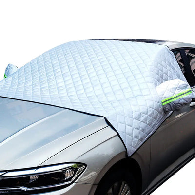 Demi-Bâche Pare-brise Voiture Imperméable Anti-givre - packshot studio - Becquet Voiture