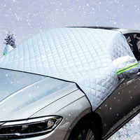 Demi-Bâche Pare-brise Voiture Imperméable Anti-givre - vue de face - Becquet Voiture