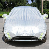 Demi-Bâche Pare-Soleil Voiture Universelle Anti-Chaleur - vue arrière - Becquet Voiture